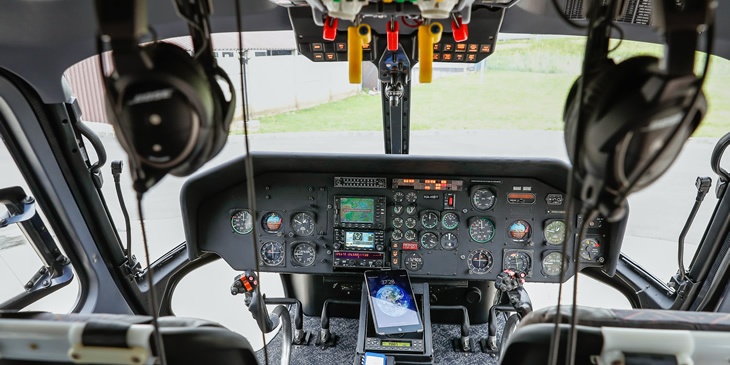 Airbus AS355 F2 - Interior 1 - twin engine